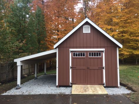 Homestead Projects, Easy Shed, Shed With Loft, Plan Garage, Backyard Barn, Backyard Garage, Small Barns, Carport Sheds, Yard Sheds