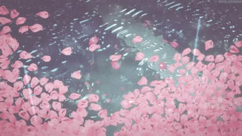 Flowers Rain GIF - Flowers Rain Aesthetic - Discover & Share GIFs Rain Gif, Flowers Gif, Banner Gif, Anime Gifs, Aesthetic Gif, Aesthetic Images, Cute Gif, Anime Background, Aesthetic Backgrounds