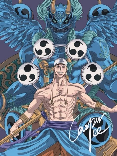 Eneru One Piece, One Piece Movies, One Piece Tattoos, Anime Demon Boy, One Piece Wallpaper Iphone, One Piece Art, One Piece Drawing, One Piece Images, One Piece Comic