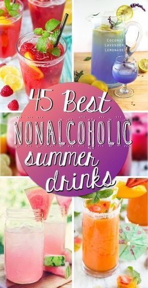 40 Best Nonalcoholic Summer Drinks Alcoholic Summer Drinks, Breakfast Beverages, Summer Drinks Nonalcoholic, Types Of Drinks, Resep Koktail, Virgin Drinks, Summer Drinks Alcohol, Drink Recipes Nonalcoholic, Summer Drink Recipes