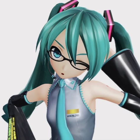 Miku Vocaloid, Hatsune Miku, Not Mine, Vocaloid, Hair, Anime, Black