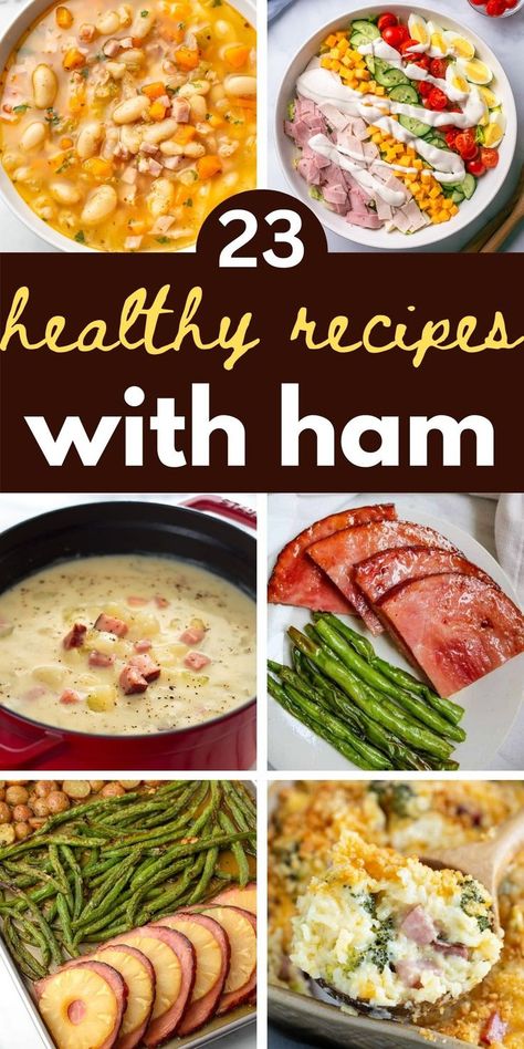 healthy dinner recipes with ham Dinners With Ham Steak, Leftover Ham Recipes Dinners Healthy, Ham Steak Meals, Recipes Using Ham Steaks, Leftover Ham Dinner Ideas, Dinner Recipes With Ham, Recipes With Ham Steak, Recipes Using Ham Steak, Healthy Ham Recipes