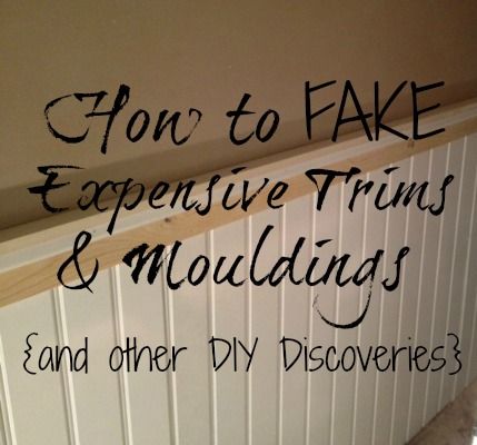 How to {Fake} Expensive Trims and Mouldings at The Everyday Home Southern Comfort, Home Repairs, Diy Home Improvement, Clipboard, Home Repair, Easy Diy Projects, Home Improvement Projects, Moldings And Trim, Decorating Tips