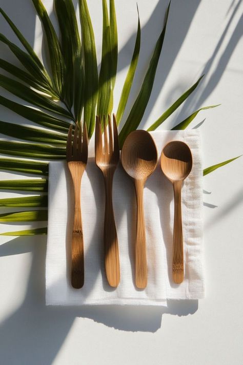 Enhance your dining experience with reusable tableware and cutlery! 🍽️♻️ From bamboo utensils to glass plates, choosing reusable options helps reduce single-use plastics and adds elegance to every meal. Embrace sustainability at your table today! #ReusableTableware #EcoFriendlyDining #SustainableLiving Reusable Utensils, Bamboo Cutlery, Bamboo Utensils, Glass Plates, Sustainable Living, Dining Experience, Dining Experiences, Spoons, Sustainability