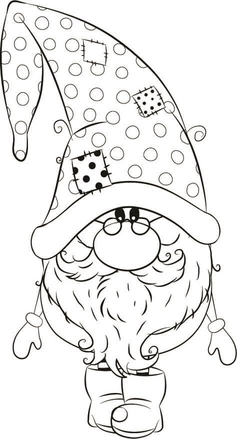 Gnome Coloring Pages | 100 Pictures Free Printable Gnome Coloring Pages, Gnome Pictures, Christmas Drawings, Gnome Christmas, Gnome Patterns, Gnomes Crafts, Christmas Drawing, Digi Stamps, Christmas Coloring Pages