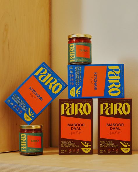 Paro South Asian Comfort Foods :: Behance True Roots, Brand Vision, Modern Packaging, Food Branding, Visual Identity Design, Design Editorial, Packaged Food, Food Packaging Design, Modern Branding