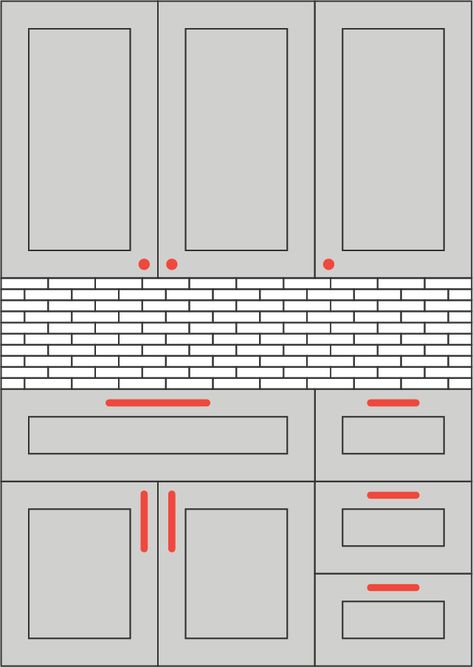 White Kitchen Hardware, Cabinet Hardware Placement, Kitchen Cupboard Door Handles, Kitchen Cabinets Knobs And Pulls, Cabinet Hardware Size, Kitchen Knobs And Pulls, Kitchen Drawer Handles, Cabinet Door Hardware, White Shaker Kitchen