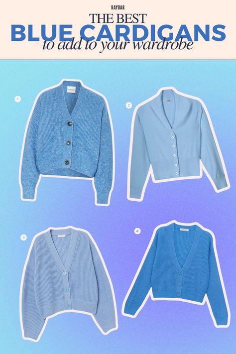 A blue cardigan can be used to dress up your standard jeans and t-shirt outfit. Upgrade your look with these must-have cardigans. Dusty Blue Cardigan Outfit, Light Blue Cardigan Outfit, Blue Cardigan Outfit, Sweater Cardigan Outfit, Jeans And T Shirt Outfit, Light Blue Cardigan, Basic Jeans, Outfit Upgrade, T Shirt Outfit