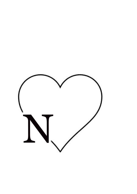 N Initial Wallpaper, Huruf N Aesthetic, N Tattoo Letter Design, Cursive N, N Heart, N Tattoo, My Girlfriend's Boyfriend, Boyfriend Scrapbook, N Initial