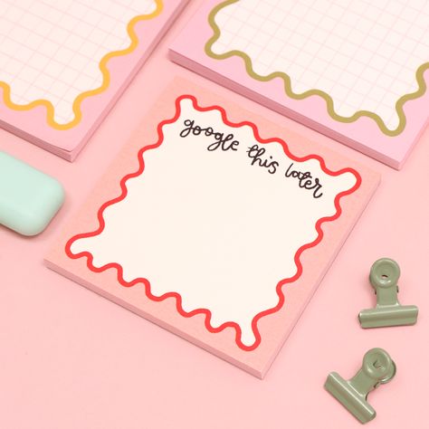 Day two of the Oh Laura Birthday Bonanza 🥳 and today I'm releasing an A6 notepad that says 'Ok, here's the plan' and a cute memo pad that says 'Google this later.' The perfect desk companions! Both available online now. I'm also offering exclusive discount codes! All you need to do is share your photos of Oh Laura products on Instagram with the hashtag #OhLauraIs10 and I'll pick some at random! 💕 🥰Reminder:🥰 Don't forget to enter the competition (see my last post!) and there is free shippin... Cute Memo Pad, Planner Themes, Washi Tape Planner, Candle Cards, Wall Planner, Planner Pens, Perfect Desk, Cute Planner, A Thought