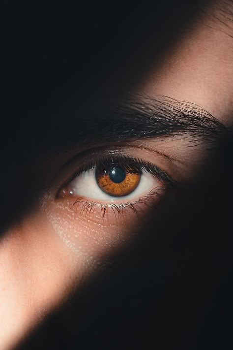 A close up of a person's brown eye photo – Free Dettagli Image on Unsplash Eye Reflection Photography, Close Up Photography Face Aesthetic, Light Brown Eyes Men, Eye Photoshoot, Portrait Drawing Ideas, Macro Fotografia, Focus Pictures, Photography Eyes, Close Up Face