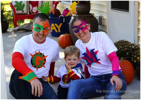 Family Superhero Costumes, Easy Superhero Costumes, Super Hero Family, Super Hero Masks, Easy Press Mini, Superhero Halloween Costumes, Superhero Halloween, Superhero Costumes, Super Family