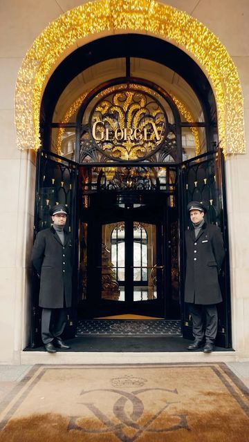 George V Paris, Four Seasons, The Holiday, Entrance, Holiday Season, Paris, On Instagram, Instagram