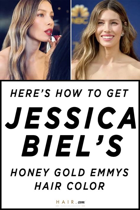 Jessica Biel Balayage, Jessica Beil Hair Color, Jessica Biel Hair Blonde, Jessica Biel Hair Color, Jessica Biel Makeup, Jessica Beil Hair, Honey Gold Hair, Jessica Biel Hair, Jessica Biel Style