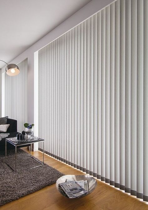 #home #houseaccessories #realstate #window Modern Vertical Blinds, Curtain Styles, Blinds Design, Custom Blinds, Interior Paint Colors, Hotel Interior, Vertical Blinds, Curtain Designs, Cafe Interior