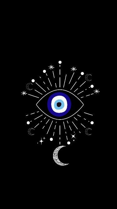 Evil Eye Quotes, Abstract Pencil Drawings, Evil Eye Art, Eyeball Art, Positive Quotes Wallpaper, Color Healing, Eyes Wallpaper, Look Up Quotes, Witchy Wallpaper