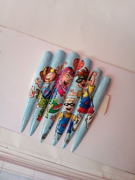 Rocket Power Nails, Power Nails, Rocket Power, Rocket, Crayon, Art Supplies, Nail Art, Nails, Quick Saves