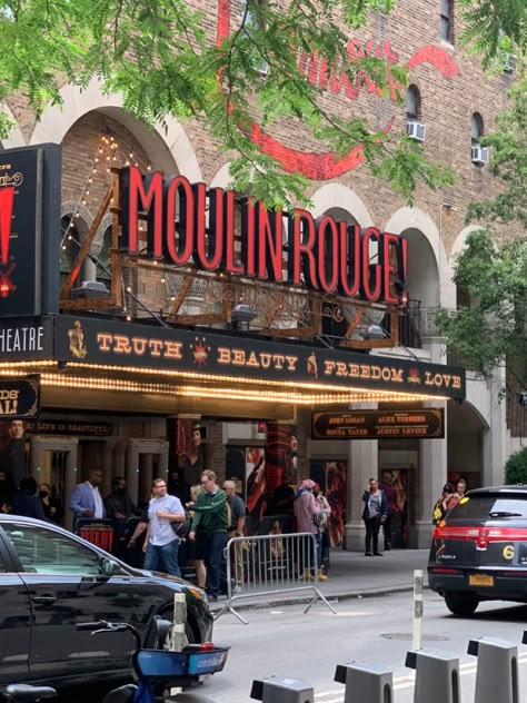 Broadway Moulin Rouge, Moulin Rouge Nyc, Moulin Rouge Broadway Aesthetic, Acting Goals, Moulin Rouge Aesthetic, Truth Beauty Freedom Love, Broadway Aesthetic, Moulin Rouge Musical, Theatre Aesthetic