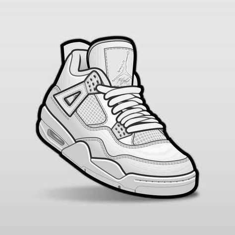 Drawing Of Jordans, Jordan Shoes Wallpaper, Nike Wallpaper Iphone, Nike Poster, Sneakers Illustration, Cool Backgrounds For Iphone, Sneakers Drawing, Jordan Logo Wallpaper, Sneakers Wallpaper