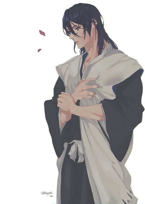 Byakuya Kuchiki Fanart, Byakuya Fanart, Zatanna Dc Comics, Ichigo And Orihime, Bleach Pictures, Kuchiki Byakuya, Bleach Drawing, Bleach Rukia, Ichigo And Rukia