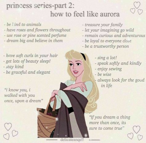 How To Feel Like Aurora, Beauty Niche Ideas, Coquette Writing Aesthetic, Princess Lifestyle Aesthetic, Princess Aesthetic Pink, Princess Lifestyle, Sleeping Beauty Disney, Stay Kind, Etiquette And Manners