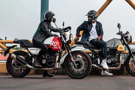 Royal Enfield, the global leader in the midsize (250cc – 750cc) motorcycling segment has unveiled the Scram 411 – the brand’s first ADV crossover. The new Scram 411 is an engaging, accessible and capable street scrambler, with the heart of an adventure motorcycle Royal Enfield Scrambler, Yamaha Rx100, Motorcycle Adventure, Triumph Scrambler, Scrambler Motorcycle, Bike Rental, Adventure Motorcycling, Rishikesh, Motorcycle Style