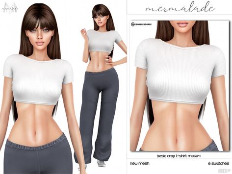 Sims 4 Cc Basic Shirt, Sims 4 Cc Basic Top, Ts4 Crop Top, Sims 4 Cc Clothes Shirts Female, Sims 4 Cc Shirts Crop Tops, Sims 4 Cc Shirts Female Patreon, Sims Shirt Cc, Sims 4 Cc Tops Shirts, Sims 4 Shirts Female