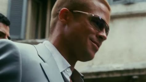 Brad Pitt Oceans Twelve, Oceans Twelve Aesthetic, Brad Pitt Oceans, Rusty Ryan, Oceans 12, Oceans Twelve, Oceans Eleven, Danny Ocean, Oceans 11