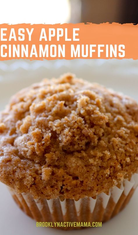 Apple Recipes For Kids, Muffins With Applesauce, Cinnamon Muffins Recipe, Muffins Apple, Apple Cinnamon Muffins Recipe, Delicious Muffins, Apple Recipes Easy, Apple Cinnamon Muffins, Cinnamon Muffins