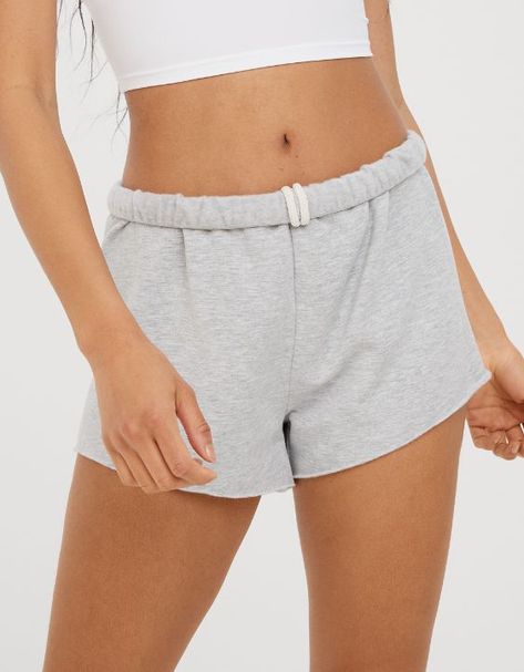 Sweatpant Shorts, Grey Sweat Shorts, Offline By Aerie, Outfit Inspo Summer, Cute Preppy Outfits, Fleece Shorts, Cute Everyday Outfits, Weekend Wear, Cute Shorts