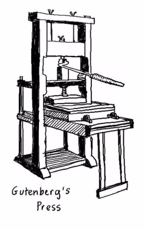 The invention that allowed the Renaissance to bloom was the printing press. It allowed this because it was the first time that common people could create and spread their ideas in a format that could reach many more people than if the ideas were spread by word of mouth. This allowed individuals to become more influential in society and move up in social ranks. (MolG) Guttenberg Printing Press, Type Expression, Gutenberg Press, Gutenberg Bible, Matthew Carter, Letterpress Machine, Reformation Day, Johannes Gutenberg, Cultural Revolution