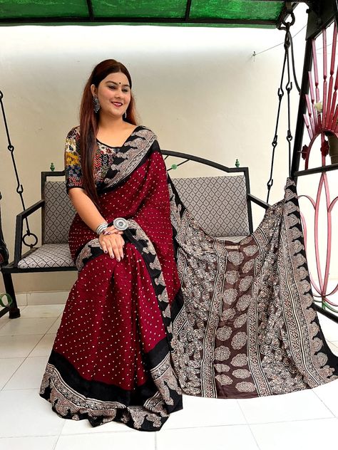 Indian Fashion Saree, Blouse Design Models, Indian Designer Wear, Designer Wear, Blouse Piece, Printed Blouse, Silk Saree, Indian Fashion, Blouse Designs