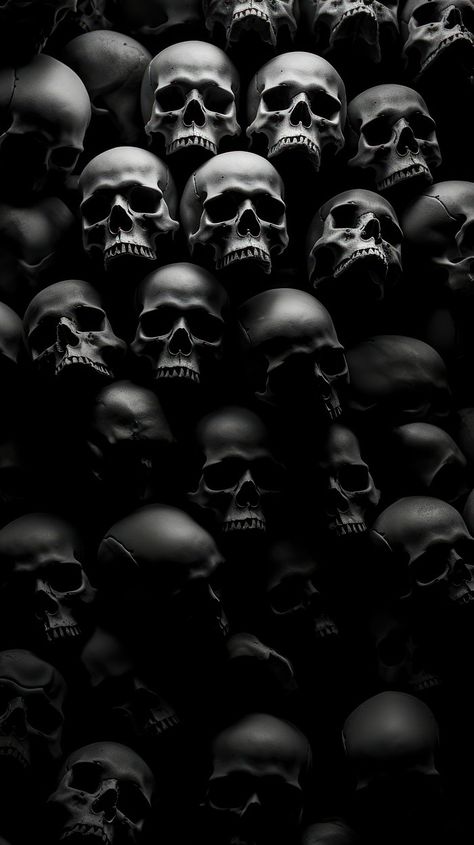 Skull art black monochrome darkness. | Premium Photo Illustration - rawpixel Iphone Wallpaper Skull, Skull Wallpaper Iphone, Iphone Wallpaper Dark, Sugar Skull Wallpaper, Skull Human, Black Skulls Wallpaper, Black Hd Wallpaper, Black Monochrome, Dark Black Wallpaper