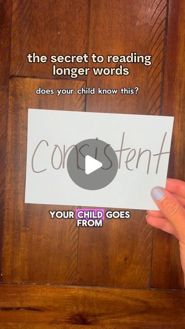 Alana Sutherland |  You CAN teach your child to read on Instagram: "We say “break it apart” or “chunk it”…when we’d like to help a child decode a longer word.   But does your child know how to do that? As adults, we know how because we can read that word already. To a child, it’s completely foreign.   Did you know there is actually a process and pattern that you can directly teach your kiddo that will allow them to know how to break a word into smaller words?   Which ultimately, will allow your child the ability to decode ANY word in our language. Not to mention, a skill they will ALSO apply to their spelling.   It’s important to know that if your child is struggling or if they’re having a hard time moving on from words like “cat”, this is absolutely essential.   My own kiddos have never s Reading Hacks, Teaching Reading Skills, Letter Sound Activities, 2nd Grade Spelling, Syllable Types, Catholic Homeschool, Reading Help, Longest Word, Phonics Games