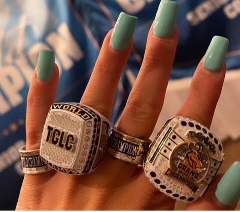 Worlds Rings Cheer, Cheer Rings, Cheer Worlds, Baby Ferrets, Cheer Things, Cheer Life, Cheer Stuff, All Star Cheer, Competitive Cheer