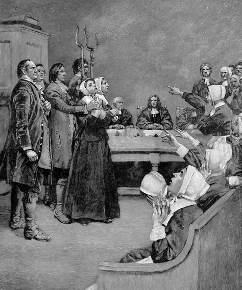 This New Podcast About The Salem Witch Trials Will Give You Chills  #refinery29uk The Salem Witch Trials, Behind Blue Eyes, Salem Witch Trials, Witch Trials, Witchcraft Spell Books, Salem Witch, Dark Pictures, Season Of The Witch, Witch Art