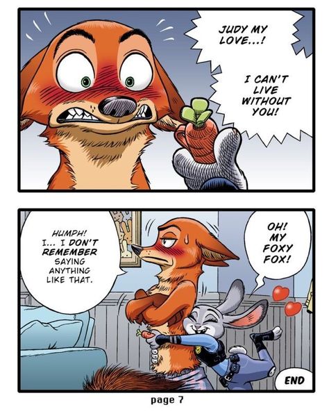 35+ Unusual Animal Friendships Zootopia Funny, Nick And Judy Comic, Zootopia Anime, Judy Zootopia, Unusual Animal Friendships, Zootopia Fanart, Zootopia Nick And Judy, Nick X Judy, Judy And Nick