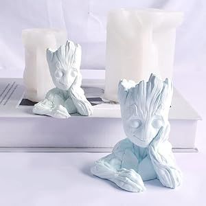 Unique Candle Molds, Tree Man, Enchanted Tree, Making Silicone Molds, Man Candle, Handmade Wedding Gifts, Small Flower Pots, Candle Making Molds, Epoxy Resin Crafts