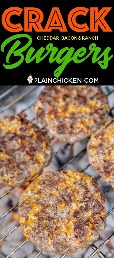 Burger Patty Recipe, Burger Sides, Hamburger Recipes Patty, Ranch Burgers, Grilled Burger Recipes, Grilling Burgers, Cheddar Burger, Hamburgers Grilled, Best Burger Recipe