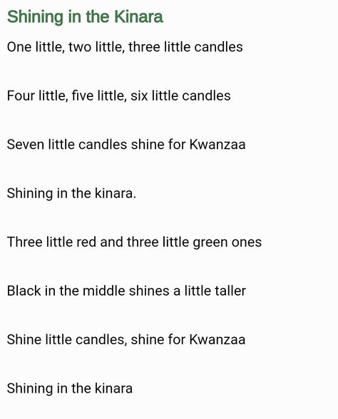 Kwanza Crafts For Toddlers, Kwanzaa Activities For Toddlers, Kwanzaa Songs, Kwanzaa Preschool, Koala Room, December Lesson Plans, Kwanzaa Crafts, Kwanzaa Activities, Toddler Songs