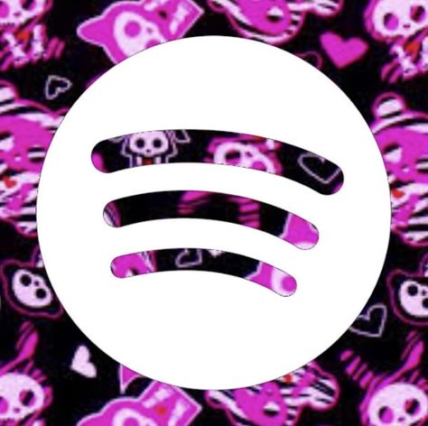 Spotify App Icon Aesthetic, Scene Phone Icons, Scene Emo App Icons, Scene Emo Widgets, Scene Icons For Apps, Spotify App Icon, Scene App Icons, Scene App Icons Rainbow, Mcbling Phone Icons