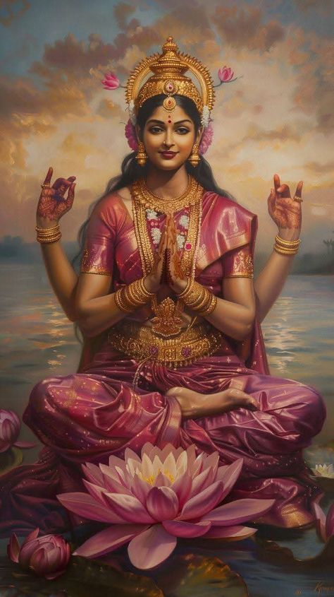 Laxmi Mata Diwali Photo, Laxmi Maa Painting, Maa Saraswati Wallpapers, Adi Shakti Goddesses, Nari Shakti Poster, Maa Laxmi Painting, Shiva Parvati Wallpaper, Goddesses Wallpaper, Lakshmi Diwali