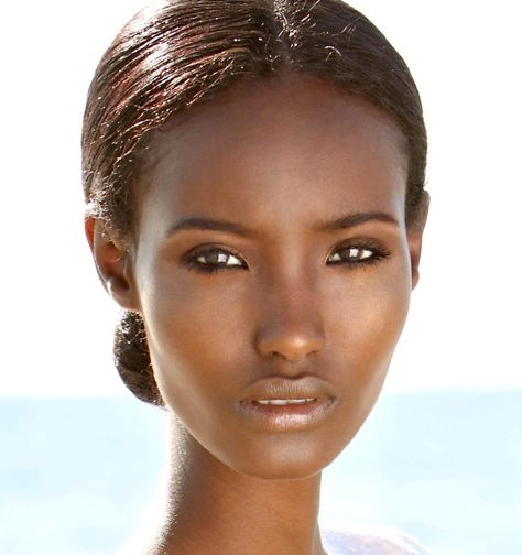 Somilia-Ethiopian Fashion Model Fatima Siad. Fatima Siad, Women Models, Black Femininity, Img Models, Model Face, Halston Heritage, African Beauty, Dark Beauty, Black Is Beautiful