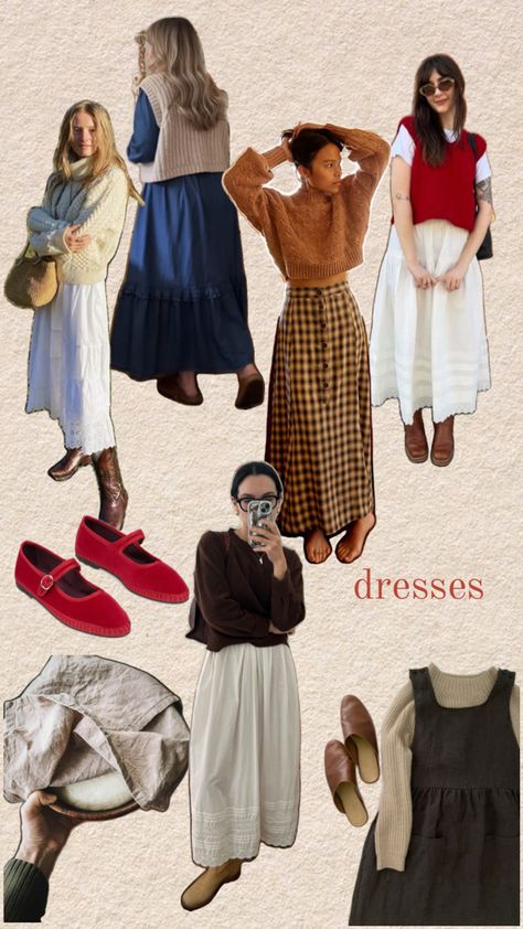 Autumn Dresses, Fashion Souls, October Fashion, Gamine Style, Artsy Outfit, Cottagecore Outfits, Stylish Work Attire, Androgynous Fashion, Lovely Clothes