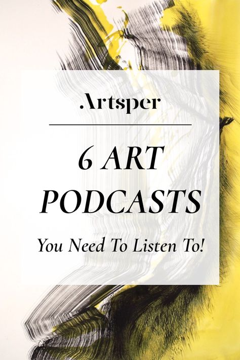 Want to learn more about art or are you looking for things to do during quarantine? Artsper has rounded up a list of 6 of our favorite art podcasts! Whether you want to learn about contemporary art, art history or female and feminist artists, these podcasts will provide both hours of entertainment and hours of art education. Featuring both art professionals and celebrity guests, explore culture and the art world. - Art History, Podcast, Art Podcast, Contemporary Art, Classical art Feminist Artists, Art Podcasts, Podcast Art, Art Podcast, Best Podcasts, Feminist Artist, Podcast Topics, Editorial Art, Art Resources