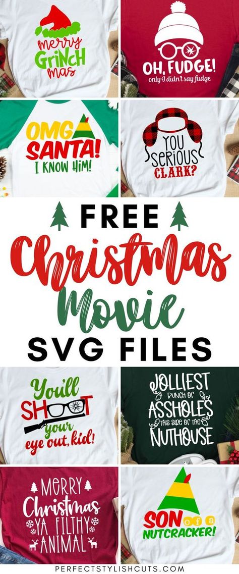 8 FREE Christmas Movie SVG Files for Cricut Christmas t shirt #christmastshirt T shirt #tshirt t-shirt #t_shirt t shirts #tshirts t-shirts #t_shirts T shirt design #tshirtdesign T-shirt designs #t_shirtdesign T shirts designs #tshirtsdesigns 4.268 Xmas Tshirt Ideas Diy, Christmas Tshirt Designs Funny, Cricut Christmas Tshirt Designs, Christmas Tshirts Designs, Cricut Christmas Shirt Ideas, Cricut Shirts Women, Funny Svg Free, T Shirt Design 2023, Christmas Shirts Diy