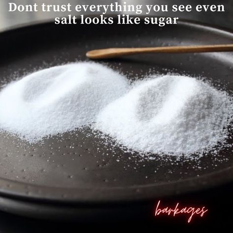 Dont trust everything you see even salt looks like sugar #funnyquotes #funnymemes #funny #memes #funnyvideos #meme #memesdaily #funnyshit #quotes #funnymeme #fun #funnyposts #love #comedy #dankmemes #follow #jokes #lifequotes #explorepage #quoteoftheday #lovequotes #humor #lol #explore #funnyquotesdaily #laugh #relatable #sarcasm #like Dont Trust, Funny Posts, Dankest Memes, Quote Of The Day, Love Quotes, Funny Gif, Funny Quotes, Salt, Life Quotes