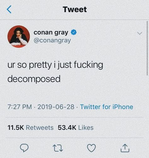 Conan Gray Instagram Captions, Heather Quotes Conan Gray, Conan Gray Tweets, Conan Gray Tweets Funny, Heather Conan Gray Aesthetic Lyrics, Best Friend Conan Gray Lyrics, Conan Gray Aesthetic, Grey Quotes, Gray Aesthetic