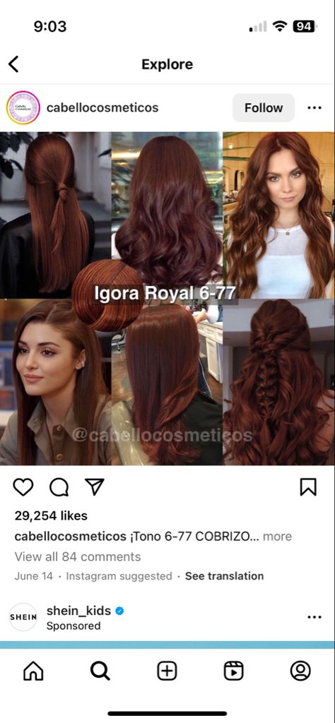 Dark Copper Brown Hair Formula, Red Brown Formula, Igora Hair Color Brown, Chocolate Copper Hair Formula, Copper Chocolate Hair, Cabello Color Chocolate Claro, One Color Hair Ideas, Chocolate Copper Hair Dark Brown, Pelo Chocolate Caramelo