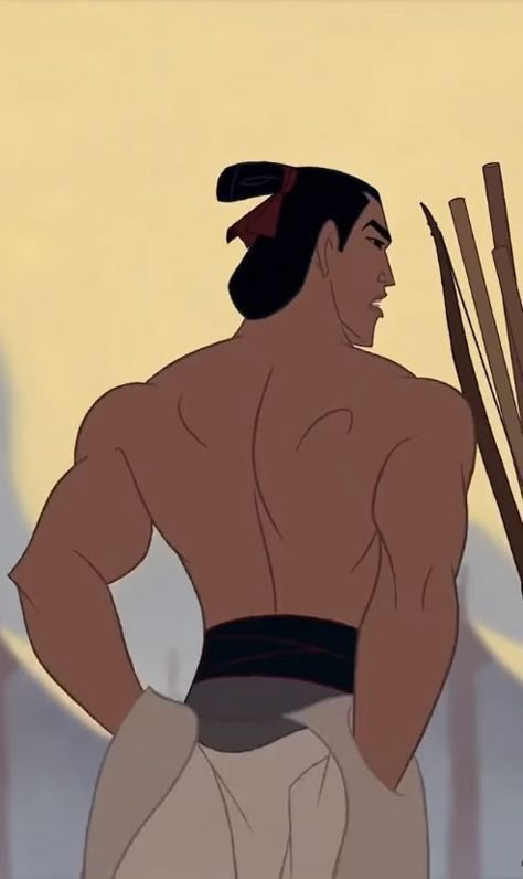 Li Shang Wallpaper, Childhood Crushes Cartoon, Li Shang Mulan, Disney Characters Mulan, Shang Mulan, Li Shang, Childhood Crushes, Mulan Disney, Animated Man